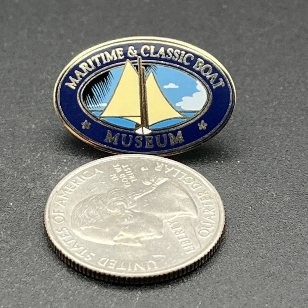 Maritime‎ & Classic Boat Museum Lapel Hat Pin